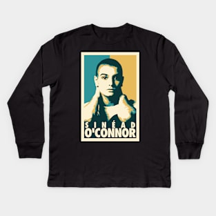 Sinead O'connor Pop Art Style Kids Long Sleeve T-Shirt